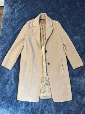 Pure Collection Single-Breasted Wool-Blend  Coat